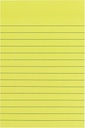PAD STICKY LINED 6X4 YELL