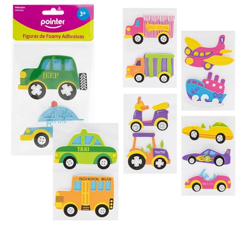 [AI50389] CRAFT FOAMY STICKER TRAFFIC